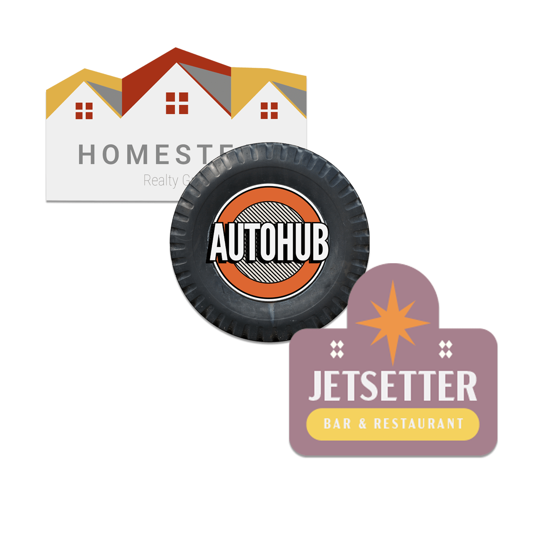 19 Sq. Inch Custom Indoor Magnet 20 Mil                               